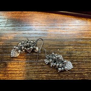 Talbots Dangle Heart Earrings.